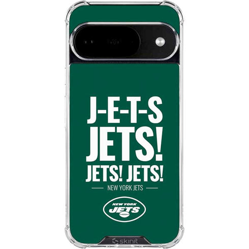 NFL New York Jets Team Motto Google Pixel 10 Clear Case